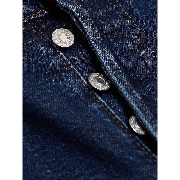 NWT‎ RE/DONE 90s High Waist Dark Wash Denim Straight Leg Ankle Cropped Jeans 26 - Picture 13 of 14